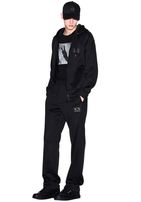 Cappello in cotone con logo ARMANI EXCHANGE | Cappelli | XM002224 AF15502UC001